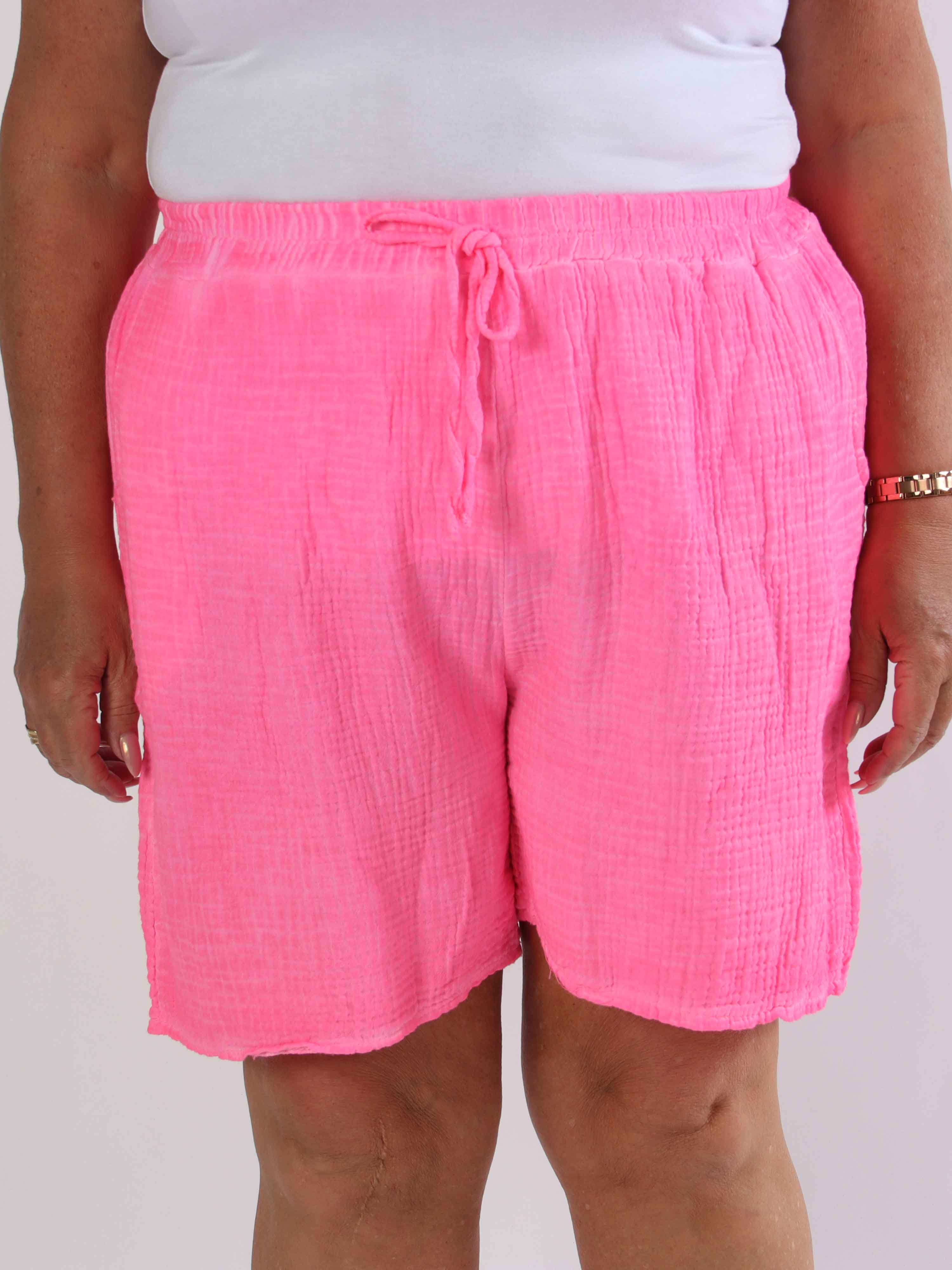 Delia - Mjuka plus size shorts i bomull